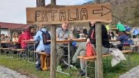 Tudi tokrat na Špargljadi ni  manjkala tradicionalna kraška frtalja.