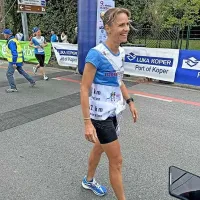 Zmagovalka ženskega maratona Lindy Lee Folscher
