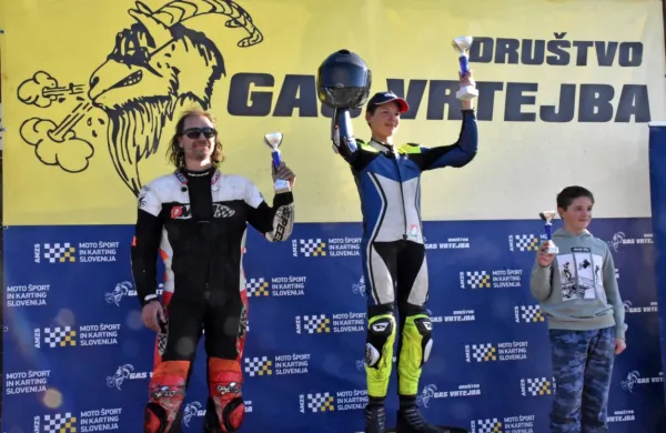 V razredu mini moto open je zmagal Tadej Maver Guštin  (AMD 
Divača).