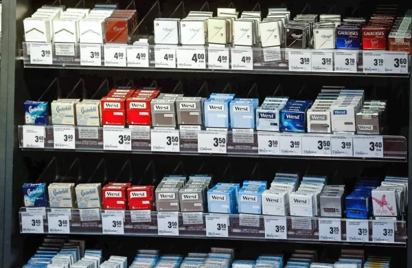 Po novem ceniku Tobačne Ljubljana se je cena za škatlico cigaret 
večinoma zvišala za 20 centov, 30-gramskega zavojčka drobno 
rezanega tobaka za kajenje pa za 30 do 40 centov.

