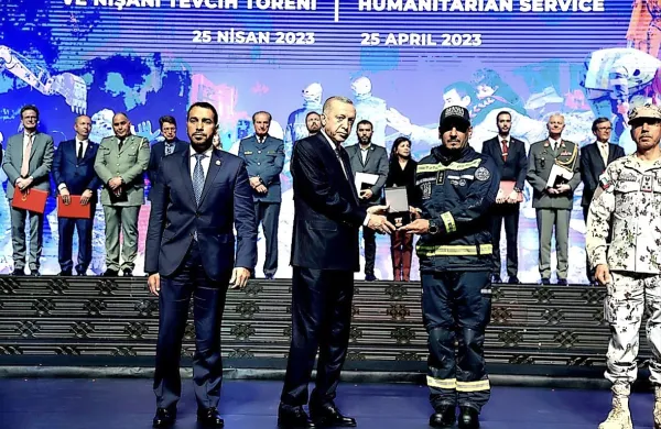 V Ankari so podelili medalje vodjem 80 ekip iz vsega sveta. 