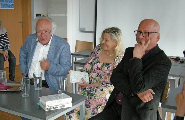 (z leve): Aleš Berger, dr. Ignacija Friedl Jarc, Janez Pipan.