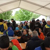 MTB Slavnik pod šotorom