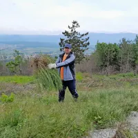Na delovni akciji so očistili dobre štiri hektarje veliko območje v 
okolici Pomnika miru na Cerju.