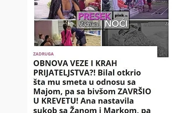 Lastnik srbske televizije Pink po strelskih napadih ukinja resničnostni &scaron;ov Zadruga
