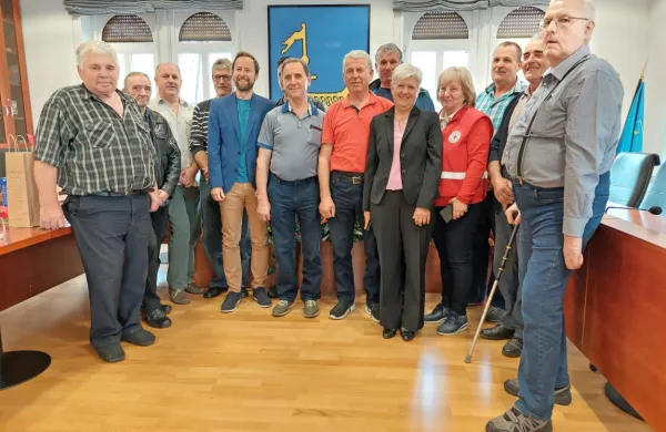 Bistriške viteze in vitezinjo krvodajalstva je ob koncu Tedna 
Rdečega križa sprejel župan Gregor Kovačič. 