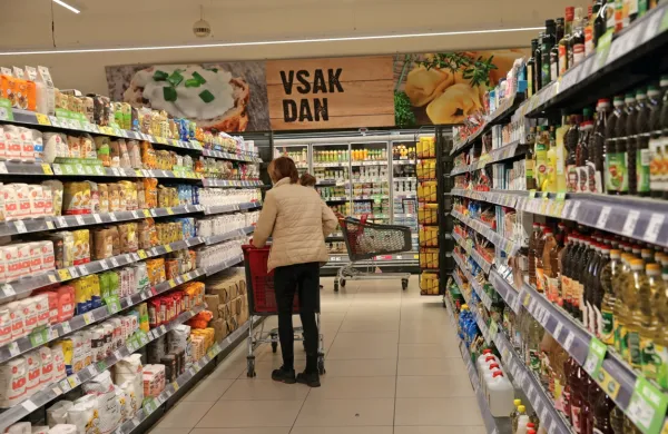  Na  inflacijo so najbolj vplivale višje cene hrane.