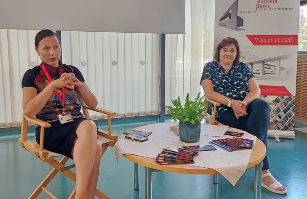 Tina Podgornik in Irena Škvarč sta včeraj predstavili, kaj vse se bo 
dogajalo prihodnji teden. 
