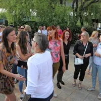 Praznovanje se je izteklo v sproščeno druženje mnogih, ki se  po 
slovesu od tekmovanj niso srečali že dolgo časa. 