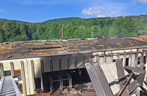 Uničujoč požar žage je gasilo več kot 70 gasilcev