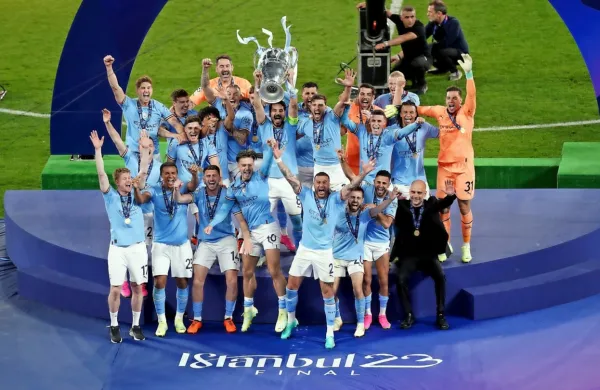 Manchester City je zmagovalec nogometne lige prvakov 
2022/23.