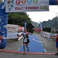 Zmagovalka na 70 km Janja Oblak