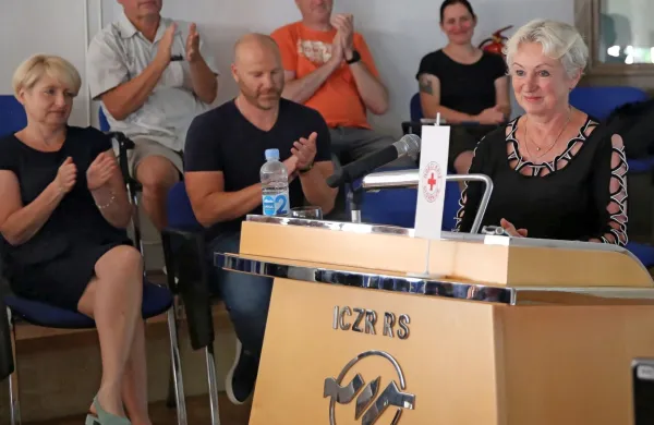 Na včerajšnjem zboru članov Rdečega križa Slovenije je bila za 
novo predsednico izvoljena Ana Žerjal, dolgoletna vodja Zdravilišča RKS Debeli rtič. 
