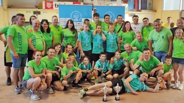 V Zabičah je naslov prvaka do 14 let osvojil  BD Kozlek Kuteževo.