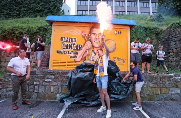 (FOTO) Čančar: &ldquo;Igram tudi za vse vas, za najlep&scaron;e mesto na svetu. To pa je Koper!&rdquo;