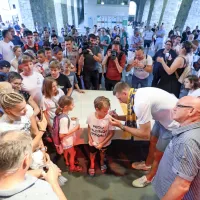 (FOTO) Čančar: &ldquo;Igram tudi za vse vas, za najlep&scaron;e mesto na svetu. To pa je Koper!&rdquo;