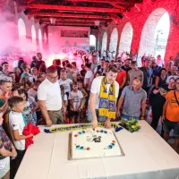 (FOTO) Čančar: &ldquo;Igram tudi za vse vas, za najlep&scaron;e mesto na svetu. To pa je Koper!&rdquo;