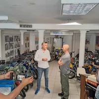 Snemanje v muzeju Tomosove zgodovine v Kopru