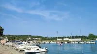 Krajevno pristanišče na Sv. Katarini ima 145 priveznih mest, 
zasedena pa so prav vsa. Posebnost je, da je kamnit pomol 
zaščiten kot kulturna dediščina.