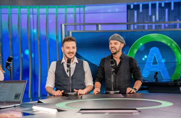 Edo in Nikola sta bila izjemno duhovita gosta Lična in Martine na 
Aktual TV.