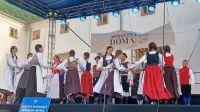 Otroška folklorna skupina Triglav iz Banja Luke je s spletom koroških plesov navdušila občinstvo.  