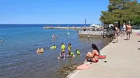 Plaža Strunjan, ki jo imajo  Terme Krka v najemu že več kot 60 
let.