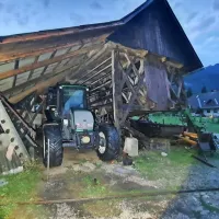 Posledice neurja na Bohinjskem