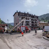 (FOTO) Huda ura v Cerknem