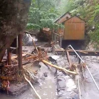 Neurje hudo po&scaron;kodovalo tudi bolnico Franja