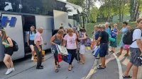 Številni Bistričani se že desetletja  na morje v Moščenićko Drago 
odpravijo s kopalnim avtobusom. 