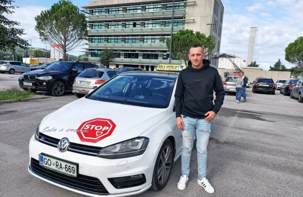 Fatmir Rushitoski je bil po devetih letih prvi, ki je glavno vožnjo 
opravil v Ajdovščini.