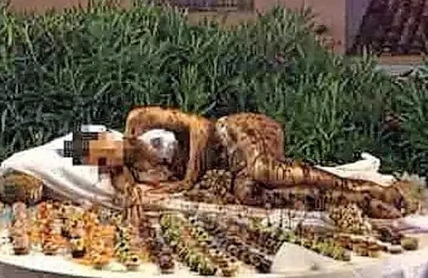 Prizor, kateremu je pred dnevi bil priča milanski menedžer na 
počitnicah v hotelu Voi Colonna v Golfo Aranci na Sardiniji.