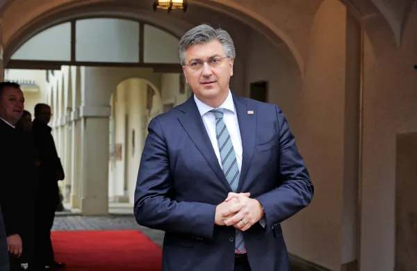 Hrvaški  premier   Andrej  Plenković 