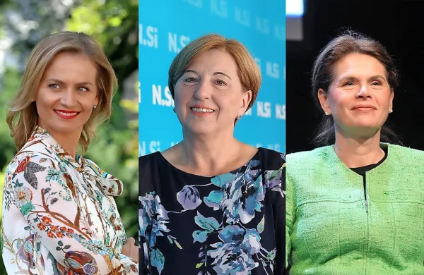 Katarina Kresal, Ljudmila Novak in Alenka Bratušek so zbrale 
pogum in se podale v pretežno moški svet politike.