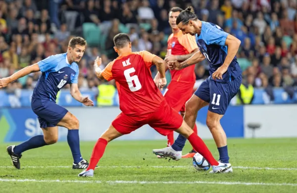 Zlatan  Ibrahimović (v modrem, številka 11) je požel največje 
aplavze med vsemi.