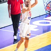Andrej Žakelj (levo) med finalno tekmo proti Partizanu.