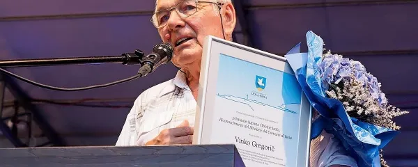 Vinko Gregorič, nagrajenec izolske občine za leto 2023