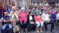Večine nekdanjih internirank ni več med nami. Pred tremi leti se je 
v 98. letu poslovila tudi Koprčanka Marta Peljhan (tretja z leve), 
letos aprila pa je v 99. letu umrla tudi njena cimra iz Ravensbrücka 
Mara Miklavič iz Kobarida (ob njej levo).