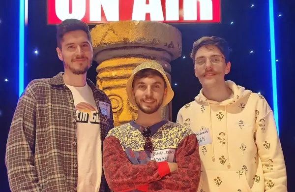Pantaloons so (z leve) David Nik Lipovac, Luka Belič in Aljaž 
Markežič.