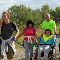 V Ankaranu slepi in slabovidni sklenili Slovensko planinsko pot
