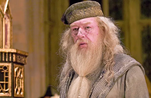 Navdušenci nad Harryjem Potterjem ga poznajo kot profesorja 
Albusa Dumbledora, ravnatelja na šoli Bradavičarka.