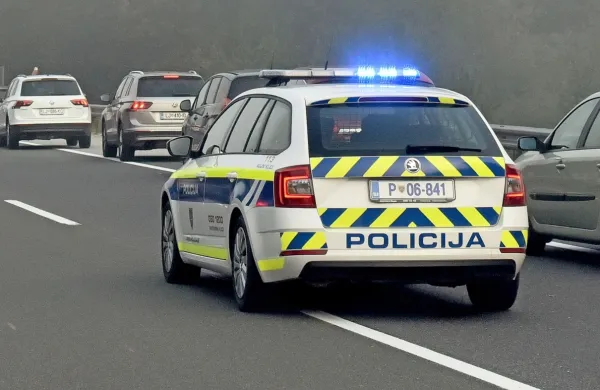 Policisti  so  v   začetku  tedna  sledili  vozniku,  ki  ni  hotel  ustaviti.   Uporabili  
so    bodice  za  ustavljanje  vozil,  ki  so   prekinile  njegovo  bežanje.  