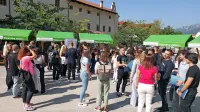 Univerza v Novi Gorici je novincem vseh fakultet v Vipavi pripravila 
orientacijski dan. 