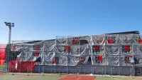 Športna dvorana bo v sklopu druge faze energetske sanacije 
dobila novo streho in fasado.