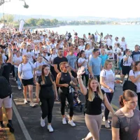 (FOTO) Dobrodelni tek od Izole do Kopra in nazaj