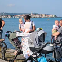 (FOTO) Dobrodelni tek od Izole do Kopra in nazaj