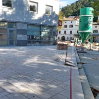 Vipava: Glavni trg bo tlakovan do pomladi