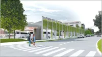 Dotrajano avtobusno postajo, ki kazi središče mesta bo, če bo OPPN sprejet, nadomestila nova, manjša, ob njej pa bo zrasel stanovanjski blok.