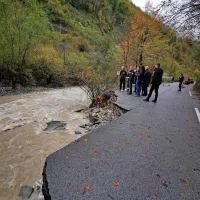 Golob ob ogledu razmer v Ba&scaron;ki grapi: Zavzemali se bomo za izvedbo strokovnih odločitev (FOTO)
