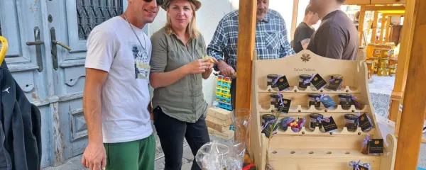 Ivan Mangani in Anja Bukudur sta se predstavila na letošnjem 
FrikaFestu v Tolminu.